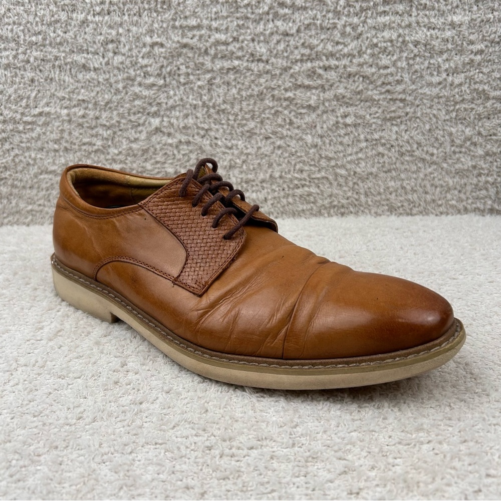 Stacy Adams Shoes Mens 8M Brown Leather Dress Shoes